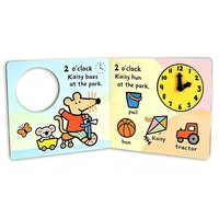 Impression personnalisée de livres cartonnés pour bébés et enfants, avec horloge tactile pour apprendre à lire l'heure, livre pour enfants OEM