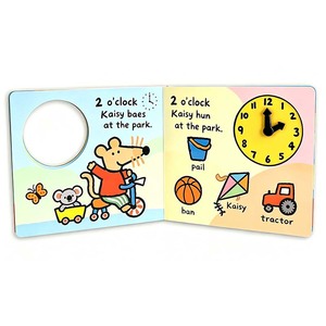 Stampa Personalizzata di Libri Cartonati per Bambini OEM, Libro Educativo con Orologio Interattivo per Imparare a Leggere l'Ora - Product Image 3