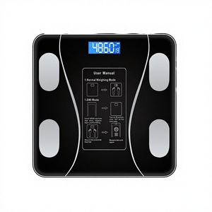 เครื่องชั่งน้ำหนักอิเล็กทรอนิกส์วิเคราะห์องค์ประกอบร่างกายแบบไร้สายสำหรับผู้หญิง วัสดุพลาสติก เพื่อสุขภาพหัวใจ - Product Image 2