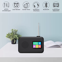 Tragbares digitales AM/FM/DAB-Radio mit LCD-Display Wechselstrom-Wecker Retro-Design