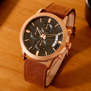 <span class=keywords><strong>42mm</strong></span> boîtier en argent cadran bleu personnalisé hommes montre à Quartz liste de prix chronographe chaud montre en cuir - Product Image 2