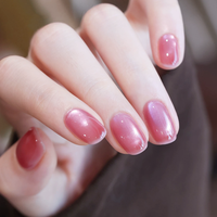 Vernis à ongles magnétique Frenshion Glass Color, gel DIY avec matériau gelée en flacon, gel effet œil de chat