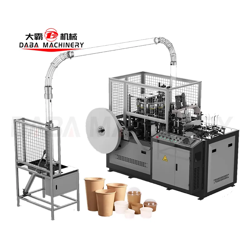 Многофункциональная настраиваемая машина для изготовления бумажных стаканчиков любого размера и печати