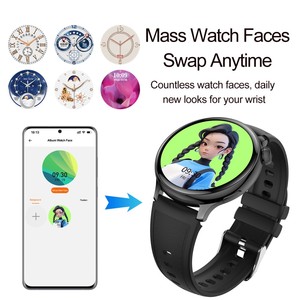 Étui en silicone liquide DR16 IP68 pour tracker d'activité intelligent avec écran en verre, assistant vocal IA, réponse aux appels, réveil (Android) - Product Image 5