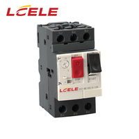 Interruptor de Protección de Motor de Corriente Residual Industrial WiFi LCELE GV2, Construcción de Cobre y Plástico, Capacidad de Ruptura de 4.5kA
