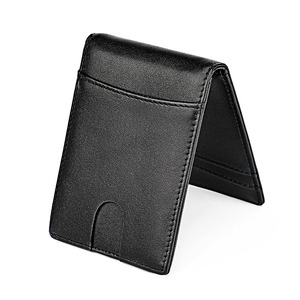 Tarjetero Minimalista con Bloqueo RFID, de Fibra de Carbono y Cuero PU, Delgado, para Hombre, Venta al Por Mayor - Product Image 3