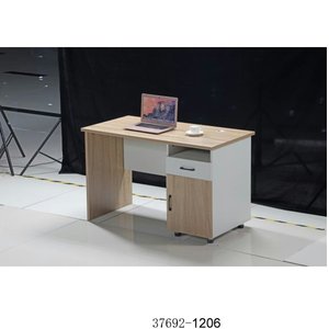 Escritorio de Oficina Moderno con Gabinete de Almacenamiento de Madera, Diseño Contemporáneo para Oficina en Casa, Independiente 37692-108 - Product Image 4