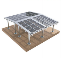 Tuile solaire photovoltaïque intégrée au bâtiment (BIPV) à double vitrage, résistance au vent 60 m/s, résistance à la neige 1,4 KN/m²
