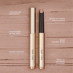 Mẫu Miễn Phí Bán Buôn 24 Giờ Giữ Trang Điểm Đầy Màu Sắc Dễ Dàng Để Pha Trộn Lớp Phủ <span class=keywords><strong>Eyeshadow</strong></span> Stick Cho Lâu Dài Không Thấm Nước Nhìn - Product Image 3