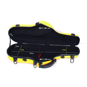 Estuche Ligero de Fibra de Vidrio para Saxofón Alto, Estuche Conveniente para Saxofón Eb - Product Image 4