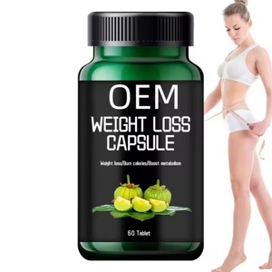 Marque privée, Garcinia Cambogia naturelle, halal, végétalienne, brûleur de graisse, perte de poids rapide, sans produits laitiers, bouteille personnalisable - Product Image 1