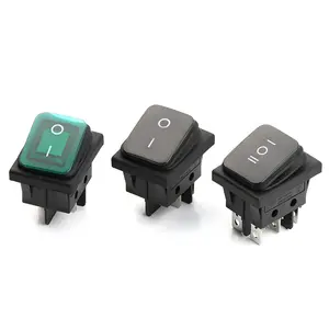 KCD4 Waterproof Boat Rocker Switch 250vac 16a 2 Position 4 Pin KCD4 Waterproof Rocker Switches