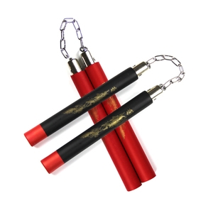 Nunchakus en mousse style <span class=keywords><strong>Bruce</strong></span> <span class=keywords><strong>Lee</strong></span> avec chaîne métallique durable – Équipement d'entraînement de <span class=keywords><strong>Kung</strong></span> <span class=keywords><strong>Fu</strong></span> et arts martiaux pour débutants (vente en gros) - Product Image 3