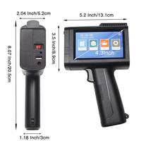 Imprimante numérique portable KY-M10 12,7 mm pour logo et date, mini-imprimante couleur mobile à jet d'encre