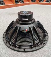 Haut-parleurs professionnels en bois de 21 pouces, ligne de sonorisation passive avec impédance de 8 ohms, coque en métal