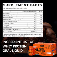 Protéine de lactosérum liquide à absorption rapide, soutien à la récupération musculaire et à la croissance pour les passionnés de fitness, OEM ODM, étiquette privée