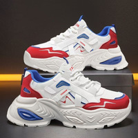 Chaussures Homme 2026 Nouvelle Collection Été Respirantes Tendance Course Décontractées Polyvalentes Semelle Épaisse Rehaussantes Sport Style Papa Solides