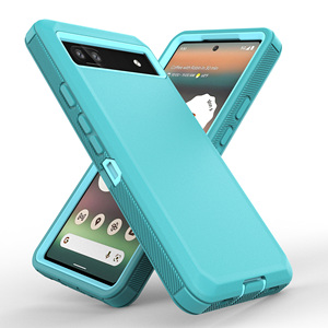 Funda protectora de grado militar para teléfono móvil, a prueba de golpes, con Clip, <span class=keywords><strong>Pixel</strong></span> para Google 6A, 360 - Product Image 5