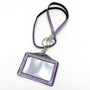 <span class=keywords><strong>Handmade</strong></span> Phổ Biến Đầy Màu Sắc Rhinestone Cổ Dây Buộc Polyester ID Thẻ Huy Hiệu Chủ - Product Image 3