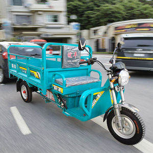 Китайский трехколесный грузовой электротрицикл с открытым кузовом, 1500 Вт, 1,9 м, три двери, грузоподъемность 400 кг, скорость 30 км/ч - Product Image 4