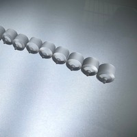 Tige de guidage de lumière en verre de quartz clair avec revêtement antireflet, diamètre 8 mm, transmission de 97,5 % pour instruments optiques laser