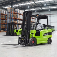 Yüksek Kaliteli Elektrikli Forklift 1.5 Ton 2.5 Ton 3 Ton 4000 Lbs 5000 Lbs Akülü Depo Konteyner Kaldırıcı Elektrikli Forklift