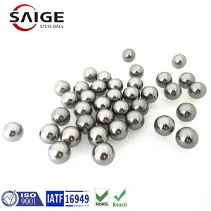SAIGE Sourcing Map 8PCs Bolas de alta precisión 20mm de diámetro G25 Bola de Hrc60-66 pulida para rodamientos Plata - Product Image 1