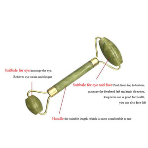 Nouvelle beauté meilleur <span class=keywords><strong>masseur</strong></span> vert rouleau de <span class=keywords><strong>jade</strong></span> pour le visage - Product Image 2