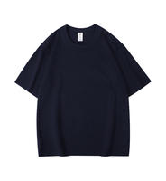 Fabricant de streetwear, vente en gros de t-shirts personnalisés avec logo DTG/DTF 210g, 100% coton, t-shirts unis pour hommes, t-shirts amples pour hommes