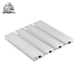 CNC machine table customized anodized silver 15180 tslot structural 200 mm extrusion profile aluminum t slot panel plate