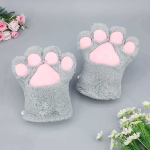 Guantes de Felpa con Forma de Pata de Gato, <span class=keywords><strong>Disfraz</strong></span> de Gato Japonés, Lindos Guantes de Pata de Gato para Halloween, <span class=keywords><strong>Disfraz</strong></span> de Animal - Product Image 4