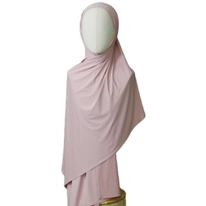 Hijab Islamico in Jersey Liquido di Alta Qualità, Moda Dubai, Tinta Unita, per Donne - Product Image 6