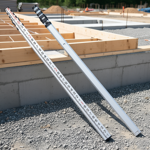 Varilla Telescópica de 18 Pies, 10 Secciones, Instrumento de Medición de Nivel de Aleación de Aluminio, Modelo D0100H53APX - Product Image 2