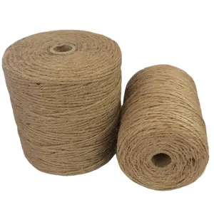 3mm 3ply alta qualidade corda de juta natural, jute jardim twine, cânhamo duplo