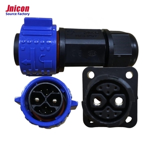 Jnicon M25 2 + 8 Pin IP67 Tự Khóa Nam Nữ Cắm Sàn Sưởi Ấm Dây Điện Vuông Ổ Cắm Tín Hiệu LED Ánh Sáng Kết Nối Không Thấm Nước - Product Image 5