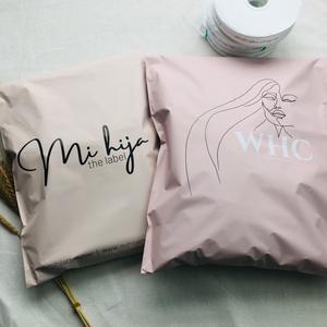 Bolsas de Polietileno Personalizadas Rosadas para Envíos Postales, Paquetería Compostable, Sobres para Ropa - Product Image 4