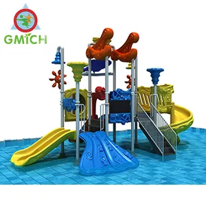 Canton Fair Hot Sale Home Aqua Slide Mini Water Park For Resort Plastic Pool Slide