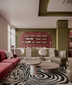 ชุดอุปกรณ์ร้านทำผมคุณภาพสูง เก้าอี้ตัดผมแบบกำหนดเอง กระจกติดผนัง สำหรับตกแต่งภายในร้านเสริมสวย - Product Image 4