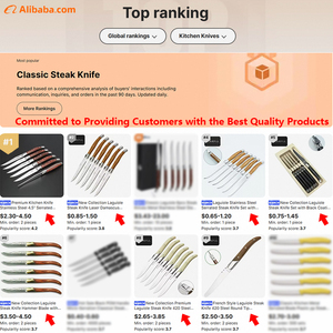 Ensemble <span class=keywords><strong>de</strong></span> couteaux à steak à lame forgée sur mesure avec manche en bois Pakka, <span class=keywords><strong>couverts</strong></span> <span class=keywords><strong>de</strong></span> <span class=keywords><strong>table</strong></span> professionnels pour cuisine, couteaux à dîner dentelés - Product Image 2
