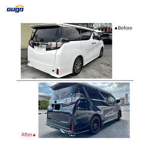 Nouveau pare-chocs avant/arrière GUGO pour Vellfire 30 (2015-2018) en plastique à visser, ajustement universel, résistance aux UV/corrosion - Product Image 3