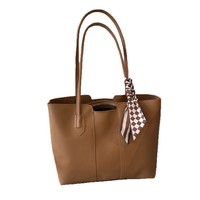 Sacs fourre-tout vintage en PU grande capacité pour femmes, sacs à main tendance d'été à fermeture ouverte