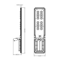Lampadaire Solaire LED Tout-en-un OEM Personnalisé en Usine 150W 200W IP66 pour Parking Commercial et Éclairage Routier