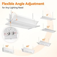 Luminaire linéaire industriel ETL avec garantie de 5 ans, 100W 150W 200W, haute luminosité 150Lm/W, luminaire linéaire suspendu pour entrepôt, éclairage LED pour hauts plafonds