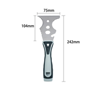 Couteau à mastic en acier inoxydable de qualité industrielle Outil de peinture pour décoration murale Pelle à plâtre de construction Spatule de remplissage Grattoir à mastic