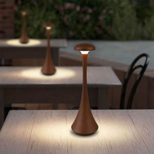 Lámpara de Escritorio Moderna de Metal, Pequeña, para Dormitorio, Mesita de Noche, Sala de Estar, con Aspecto de Alta Gama, Larga Duración, Luz Nocturna LED Táctil, Simple - Product Image 6