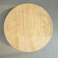 Table basse ronde de luxe en marbre, design moderne, sculptée, pour salon d'hôtel, fabrication chinoise