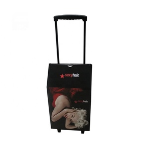 段ボールカスタム印刷紙トロリーボックス/展示カートントロリーボックスホイール付き - Product Image 3