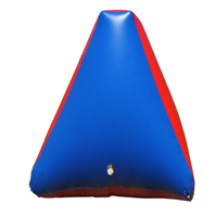 Bunker gonflable à deux pyramides pour les jeux de tir à granulés Air-soft Hide Body Interactive Gonflable Bunker