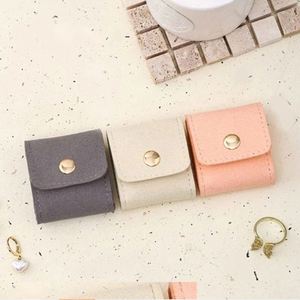 <b>Mini</b> Travel Jewelry Organizer <b>Pouch</b> Waterproof Durable Foldable Earring Ring Storage Bag for Women Stylish and Fashionable - Product Image 6