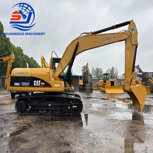 Excavadora de cadenas Caterpillar CAT 320CL de 12 toneladas con cucharón de excavación de 0.18m³ de capacidad, equipo de construcción usado. - Product Image 2
